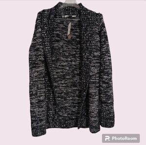 Levis Open Front Cozy Cardigan Sweater Marled